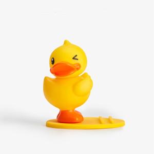 Quality Durable PVC Duck Phone Holder ISO9001 BSCI certificate Eco friendly material wholesale