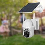 3MP 10400mAh Battery Security Camera PIR Motion 3G 4G PTZ LTE Cellular Camera