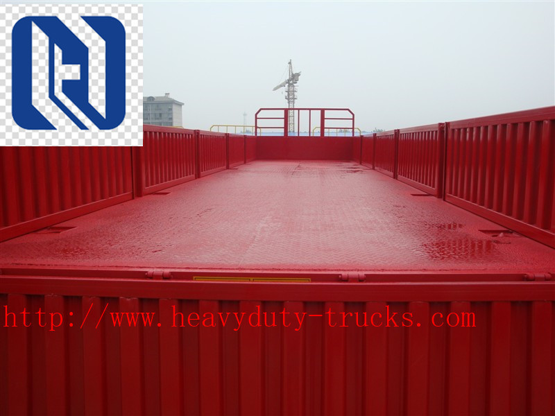 Sinotruk Cimc 40 Feet Container Carrying Semi Trailer Trucks With JOST Landing Leg