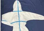 Non - Woven Fabric Safety Disposable Protective Suit Full Body Protection