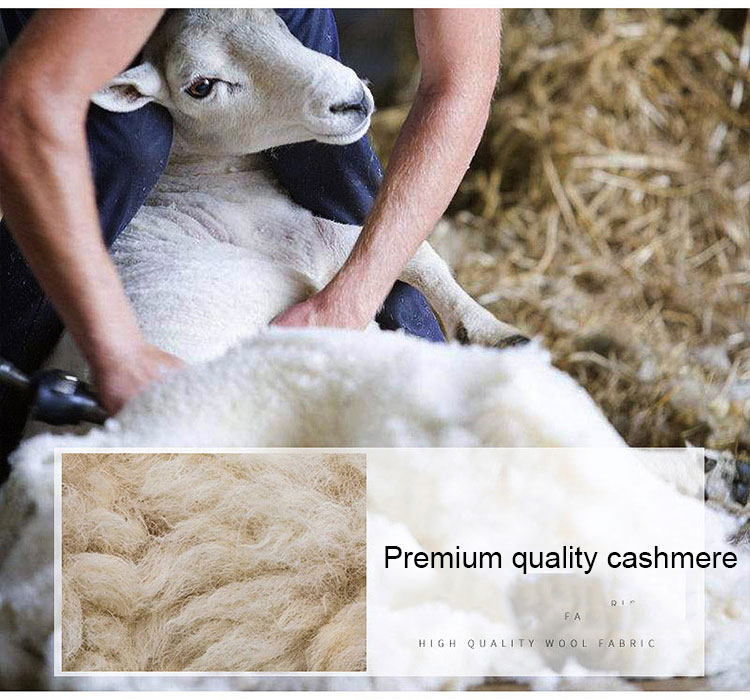 Stylish and Sustainable Middle-Aged Double-Sided Woolen Cashmere Coat for Men's Business