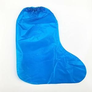 Quality Disposable Medical Shoe Cover , PE Waterproof Surgical Boot Covers wholesale