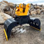 0.8 Cbm Hydraulic Excavator Sorting Grapple For Recycling Demolition