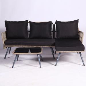 Quality All Weather Patio Outdoor Rattan Sofa Garden Furniture Wicker Outdoor Rattan Furniture Garden Party Furniture Set wholesale