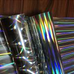 Opaque Self Adhesive Holographic Film Christmas Wrapping Film Roll / Sheets