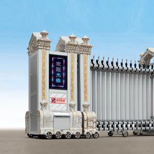 Quality Electric Stainless Steel Automatic Retractable Door Folding Gate wholesale