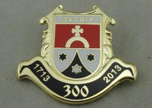 Quality 3D Die Stamped Brass / Gold Plating Metal Pin Army 1.25 Inch wholesale