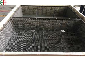China 1.4849 Heat Treatment Furnace Wire Mesh Basket Iron Forging Furnace Trays And Baskets EB3197 on sale