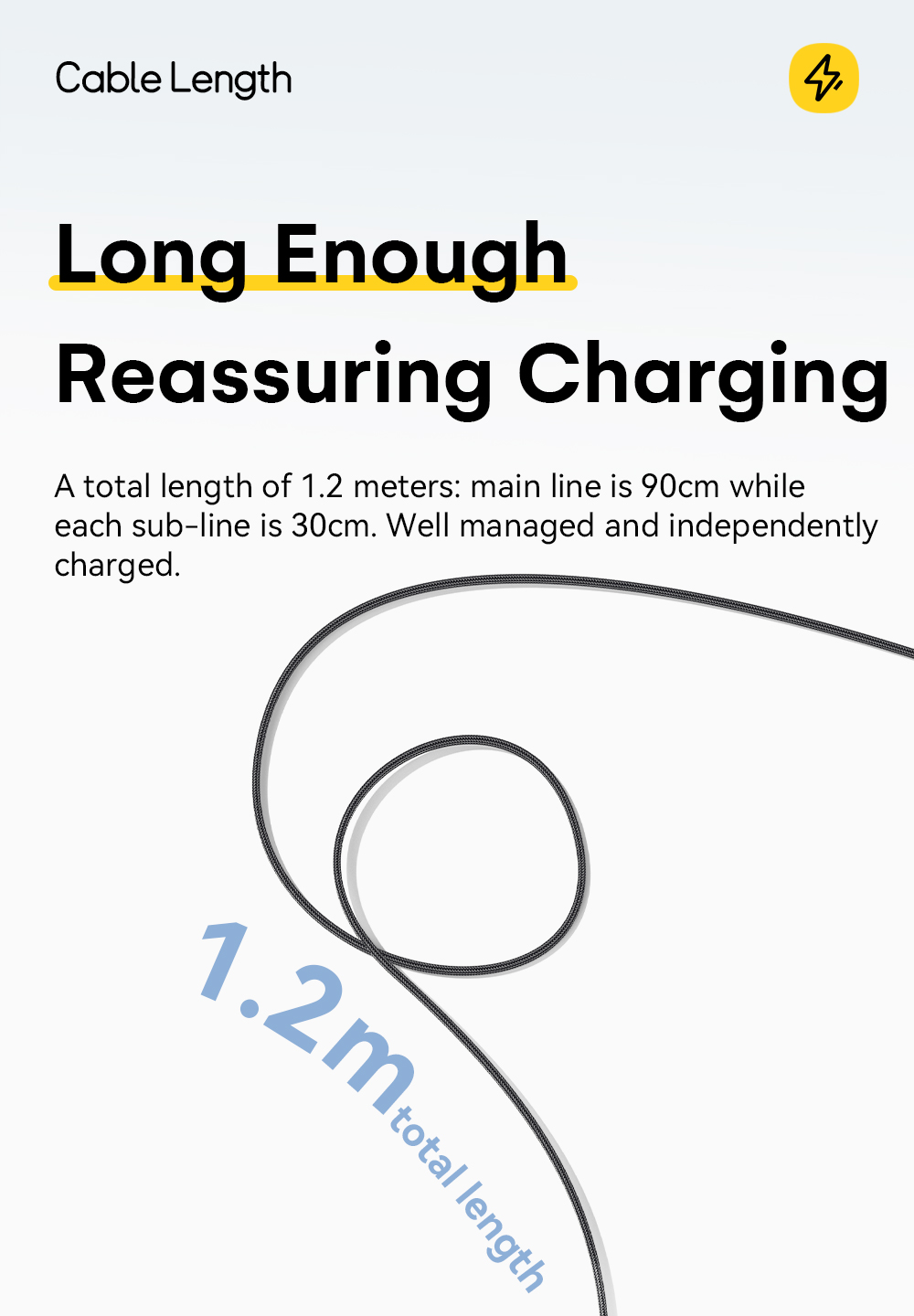 ESSAGER ES-X66 Series 100W USB C to USB C+L+Wireless Watch Charger 3 in 1 Cable