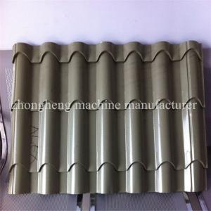 Quality Color Steel Plate Rolling Machine , Aluminium Glazing Roof Tile Roll Forming Machine 18 Rows wholesale