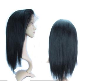 Quality Glueless Short Full Lace Front Wigs Human Hair with Silky Straight wholesale