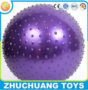 Quality 75cm anti-burst plastic inflatable fitness massage roller balls for people wholesale