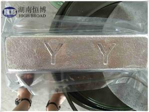 Quality Sacrificial Anode Protection Yttrium Alloy Ingot wholesale