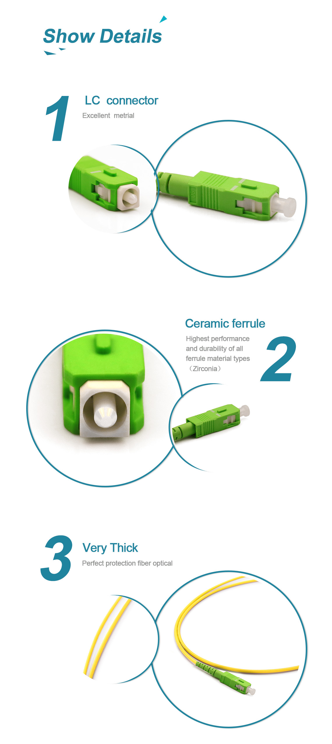 G652D Fiber Optic Patch Cable