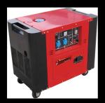 230V 11.3A DC 12V 8.3A 3kW 2.5kW Silent Type Diesel Generator YM3700T