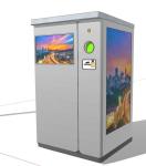 Hospital Aluminum Can Waste And Garbage Recycling Vending Machine CE