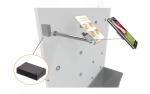 Professional Steel cabled retractor heavy duty anti-lost pull box,mobile phone