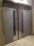 Finished Surface Industrial Steel Door Metal Swing Door For Stairwell OEM ODM