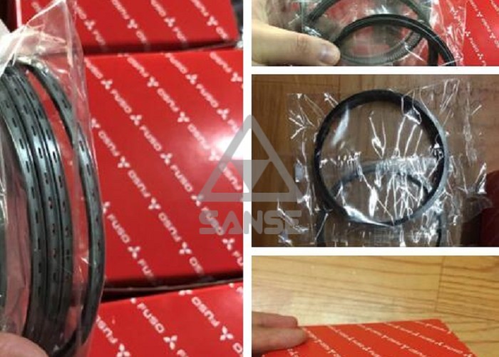 6D14 4MM Engine Pisoton Ring ME032458 For Excavator Machinery MITSUBISHI Engine