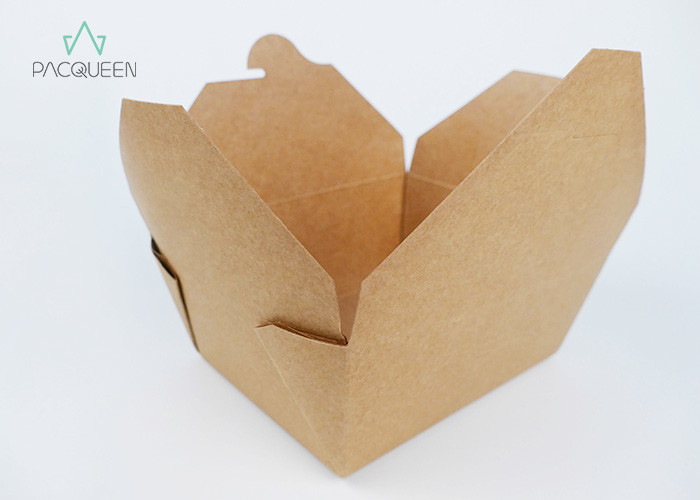 Quadrid Lid Disposable Salad Boxes Grease Proof Leak Resistant