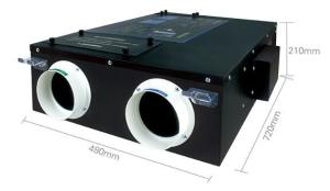 Quality Air Treatment Equipment Enthalpy 206 CFM Energy Recovery Unit wholesale