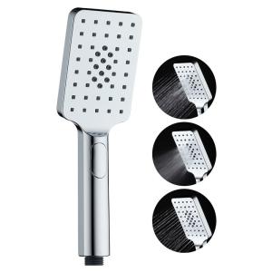 Quality ABS TPR Chrome 2CM Bathroom Handheld Shower Detachable For Bathtub wholesale