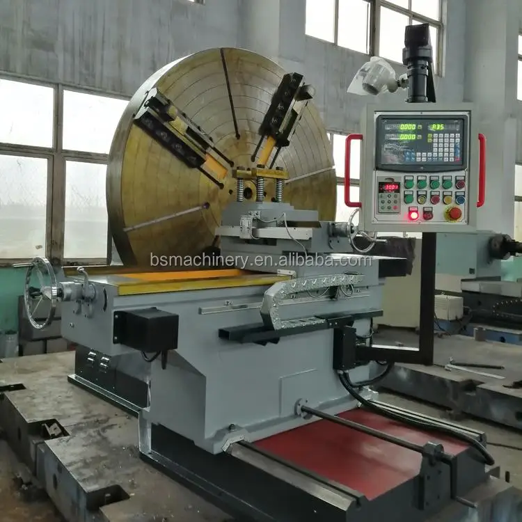 Floor Type Heavy Duty Horizontal Face Lathe Machine CW6180 CW6280 Manual