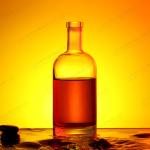 Flint Glass 100ml 200ml 375ml 500ml 750ml 1000ml Bottle with Wooden Cork Lid
