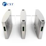 RFID Glass Swing Turnstile 201 Stainless Steel With Single Channel