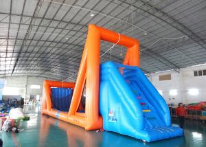 Quality Green Inflatable Zip Line Sports For Outdoor Event Adventure Games wholesale
