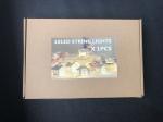Christmas Decoration Indoor 10 LED Christmas String Lights Wooden House Battery