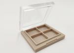 4 Compartments Empty Eyeshadow Compact , Empty Eyeshadow Case OEM / ODM