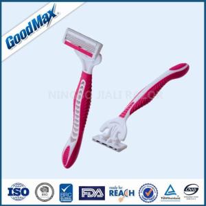 Quality ISO Approved 4 Blade Disposable Razors , Comfortable Shave Men'S 4 Blade Razor wholesale