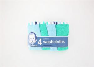 Quality Quick Suction Sweat Baby Bath Washcloths 100% Cotton 300G 9x9&quot; wholesale