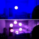 6x40w High Power RGBW Super Bee Eyes LED Wash Zoom Moving Head Fixtures