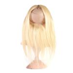 Pre Plucked 360 Lace Frontal , Straight 360 Frontal With Baby Hair Have Band