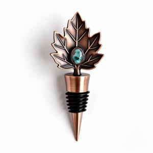 Quality 3D Die Struck Design Vintage Brass Wine Stopper wholesale