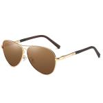 Memory Metal Frame Polarized Sunglasses Fashion Spring Leg Stylish