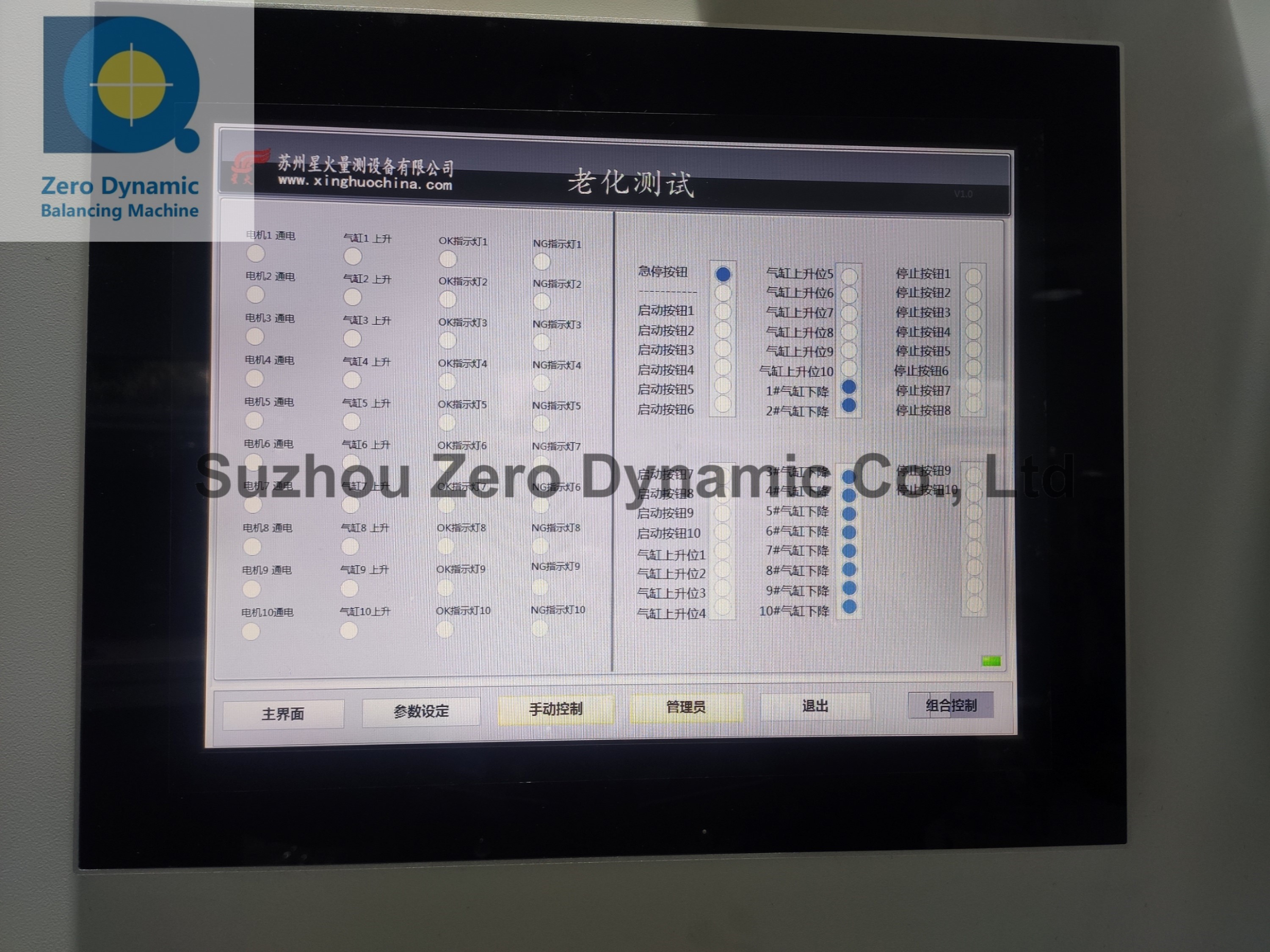 Ten Station Motor Aging Testing Machine / Motor Aging Equipment