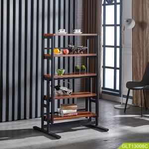 Quality Hot Sale Wooden Conversion Dining Table folding Table with metal rack wholesale