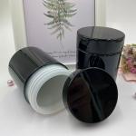 Collar Material Sport Nutrition Supplement Private Label Empty Food Grade Black