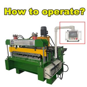 Quality Crimping Roof Sheet Roll Forming Machine Automatic / Manual Type wholesale