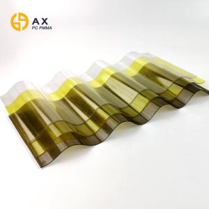 Quality Anti Aging Polycarbonate Corrugated Clear Roofing Sheets wholesale