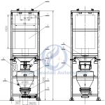 High Speed Jumbo Bag Unloading System For Magnetic Materials Industry