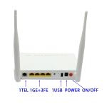 ZTE F660 V8.0 GPON ONT Modem 1GE 3FE VOICE 1TEL 2.4GWiFi 5DBI English Firmware