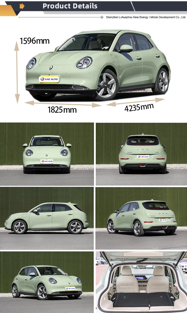 2022 Ora Cat Electric EV Car Electric Steering System and Torsion Beam Rear Suspension