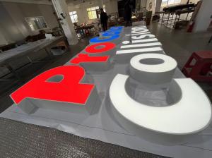 Quality IP65 Outdoor Lighted Sign Letters , Free Standing RGB LED Letters wholesale