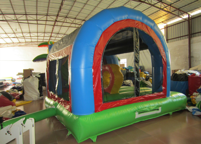 Simple Super Games Custom Made Inflatables 0.55mm Pvc Tarpaulin For Amusement Park