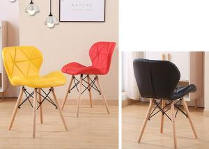 Quality Scratch resistant Eames Dining Chair , Coloured Plastic Dining Room Chairs wholesale