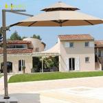 Polyester Olifen Acrylic Beach Aluminium Umbrellas Outdoor